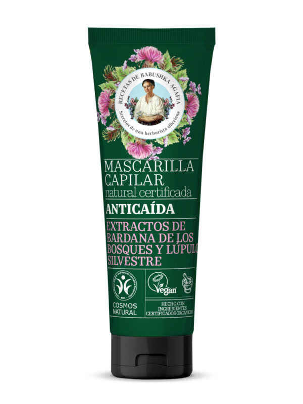 Mascarilla capilar natural certificada anticaída - 200 ml