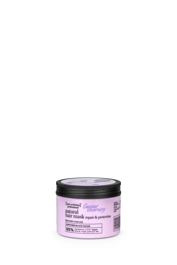Mascarilla capilar natural «Terapia de caviar» Reparación y protección - 150 ml