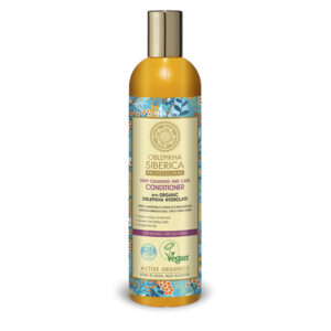 Acondicionador con hidrolato de espino amarillo orgánico para cabello normal y cabello graso, Limpieza profunda y Cuidado - 400 ml