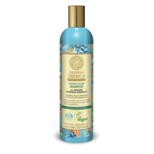 Champú con hidrolato de espino amarillo orgánico para todo tipo de cabello, Volumen Máximo - 400 ml